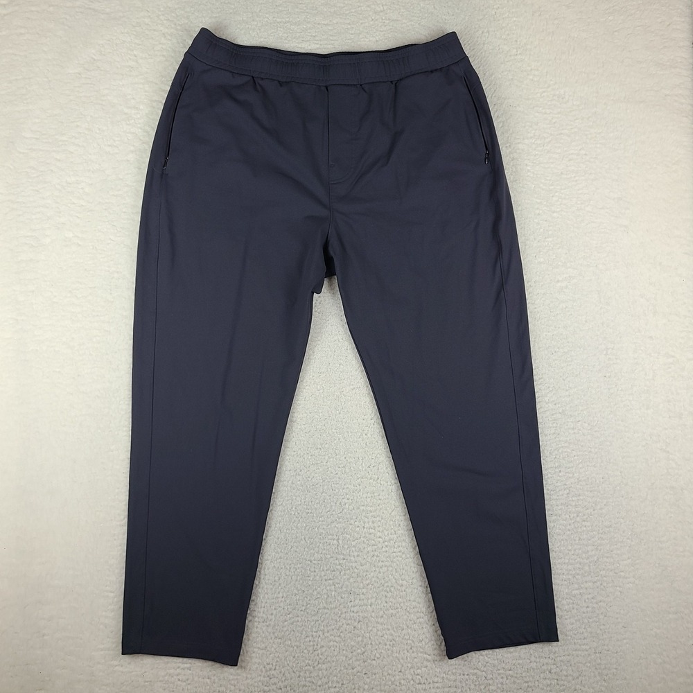 Public Rec All Day Everyday Pants Mens 40x30 Dark Blue Track Sweatpants Joggers